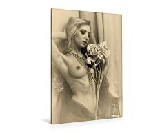 Premium Textil-Leinwand 80 cm x 120 cm hoch, Ein Motiv aus dem Kalender Bionda S. Erotische Momente | Wandbild, Bild auf Keilrahmen, Fertigbild auf echter Leinwand, Leinwanddruck (CALVENDO Menschen);CALVENDO Menschen