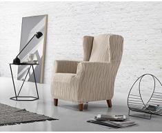 Zebra Textil Sofa, Leinen, Ohrensessel 1 Sitzer