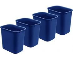 Acrimet Abfalleimer 27qt (4 Stück) (Blau)