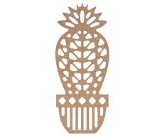 Artemio Silhouette MDF Kaktus, Holz, 6 x 15 cm
