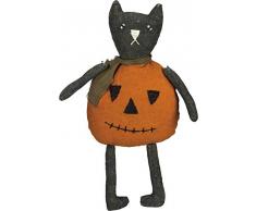 Primitives by Kathy Halloween Jack OCat Puppe, 16,5 x 33 cm, Schwarz
