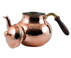 copperbull, dicksten Kupfer Teekanne Wasserkocher Herd Teekanne, 28 Oz Hammered Copper