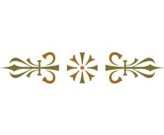 Indigos 4051719760422 Wandtattoo MF348 Ornament tribal 180 x 34 cm