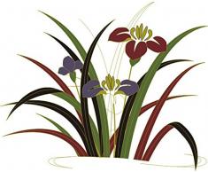 INDIGOS 4051719900750 Wandtattoo MD013 Beautiful sehr schÃ¶ne LotusblÃ¼ten Baum 96 x 77 cm, bunt farbig