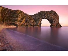 Durdle Door - Magic Morning Dorset Strände Poster Foto Landschaft Felsentor - Grösse 91,5x61 cm
