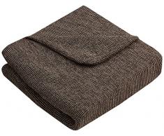 Zebra Textil Sofa, Braun