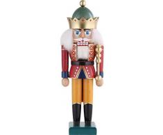 KWO Olbernhau 20034 Nussknacker König mit Krone, 29 cm