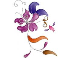 INDIGOS 4051719759013 Wandtattoo MF327 schÃ¶ne Orchidee 96 x 70 cm