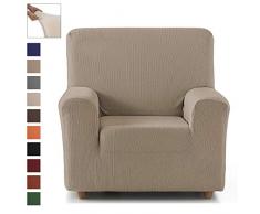 Eiffel Textile 2er Pack elastische Sessel, 1+1-Sitzer Pack 1+1 Plazas beige