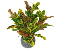 Leaf Kunstpflanze für Kodiäum, 65 cm, Mehrfarbig, 65cm Codiaeum