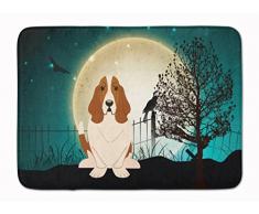 Carolines Treasures Fußmatte für Halloween, Gruseliger Basset Hound, 48,3 x 68,6 cm, Mehrfarbig