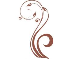 INDIGOS 4051095032557 Wandtattoo w316 Ranke Pflanzen Wandauskleber in 3 Größen, 120 x 70 cm, braun