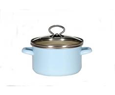 Krüger Fleischtopf Sylt 20 cm, Emaille, blau