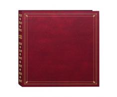 Pioneer Fotoalbum, 300 Einstecktaschen, Kunstledereinband, für 8,9 x 13,3 cm, Burgunderrot
