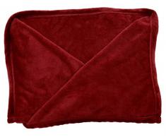 Fleecedecke port rot Kuscheldecke 150 x 200 cm