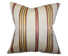 Das Kissen Collection Hatsy Streifen Kissenbezug, Rosa, Weiß