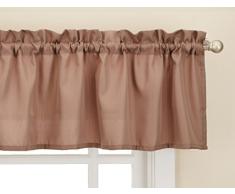 Lothringen Home Fashions Fenster Vorhang Tailored Querbehang, Taupe, 137,2 x 30,5 cm