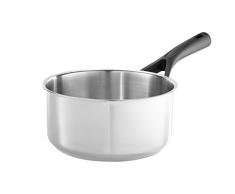 Pyrex Expert Stielkasserolle 20, Edelstahl Anderen Spülschwamm, Schwarz und Grau, 0. cm