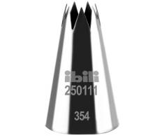 IBILI TÃ¼lle fÃ¼r zum Backen Form von Stern, Edelstahl, rostfrei, silber, 11 mm