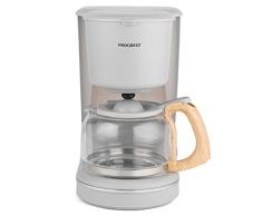 PROGRESS® EK3757PGRY-VDE Scandi Kaffeemaschine, 1.080 W, 1,25 L, grau