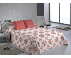 Gale Hayman Style Fliesen Comforter 245x260x0.5 cm rot