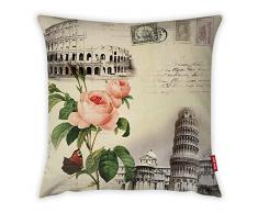 Bonamaison Dekorativ Kissenhülle, Kissenbezug, Zierkissenbezug, Wohnkultur, Für Sofa, Kaffeestube, Größe: 45X45 cm - Entworfen und hergestellt in der Türkei