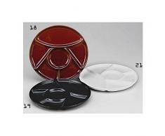 Fondue Teller weiß 22 cm