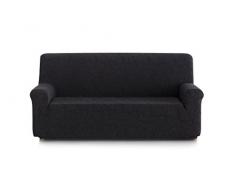 Blindecor Goya Sofabezug, 1 Sitzer elastischer Stoff, Schwarz, 90 x 70 x 100 cm
