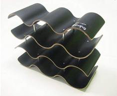 Point-Virgule PV-LIV-1177 Weinflaschenhalter 10 FL, 4 Lagen, Schwarz