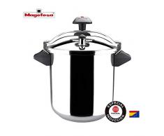 Magefesa inoxtar Schnellkochtopf aus Edelstahl schwarz 6 L