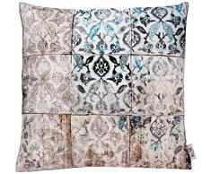 B&H 99912942 Kissen mit Verzierungen, Baumwolle, Mehrfarbig, Einzelbett, 45 x 45 x 6 cm