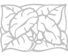 INDIGOS/Wandaufkleber-e185 hübsche Trompetenblume 160x114 cm- glasdekor, Vinyl, 160 x 114 x 1 cm