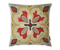 Bonamaison Dekorativ Kissenhülle, Kissenbezug, Zierkissenbezug, Wohnkultur, Für Sofa, Kaffeestube, Größe: 45X45 cm - Entworfen und hergestellt in der Türkei