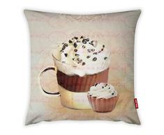 Bonamaison Dekorativ Kissenhülle, Kissenbezug, Zierkissenbezug, Wohnkultur, Für Sofa, Kaffeestube, Größe: 45X45 cm - Entworfen und hergestellt in der Türkei