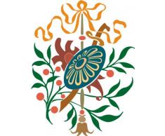 Indigos 4051719766127 Wandtattoo MF412 schÃ¶ne Mischung Ornament 96 x 73 cm