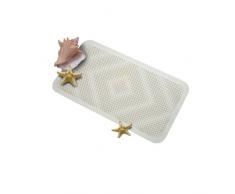 Rayen Massagematte Badewanne, Naturkautschuk, Weiß, 35 x 65 cm