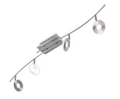 Fischer&Honsel Dent Deckenbogen, Metall, 6 W, nickelfarben