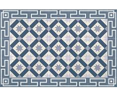 HD86 Ambre Teppich, Vinyl, blau (bleu Canard), 80 x 60 x 0,22 cm
