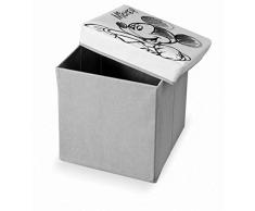 Doopak Living Sitzsack, 30 x 30 x 30 cm, Mickey Minnie 907108, Weiß, 30 x 30 x 30 cm