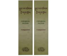 Trimontium RS2141502-2, Tibetische Räucherstäbchen Duopack - 2 x 20 g, Mitgefühl Chenrezig, 4