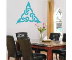 INDIGOS 4052166050470 Wandtattoo w284 Ornament, Orien Wandaufkleber 120 x 111 cm, türkis