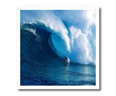 3dRose HT_80878_3 Surfing The Big One Bügeleisen auf Wärmeübertragung, 25,4 x 25,4 cm