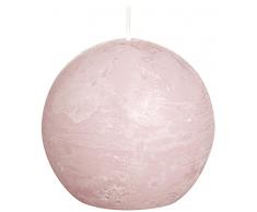 Rustic Kugelkerze, Paraffin, Hellrosa
