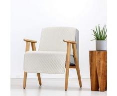 Eurofirany Bettüberwurf Velvet Samt Tagesdecke Fischschuppenmuster Gesteppte Decke Überwurf Steppdecke Elegant Edel Glamour Schlafzimmer Wohnzimmer Gästezimmer Lounge, Creme, 70X160 cm