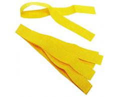 Linpeng Verzierung vorgeschnittenen Reinigungstuch strips-12 PCS, gelb