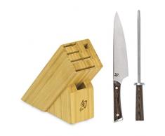 Shun Kanso SWTS2200K Messerblock mit 6 Messern, 3-teilig