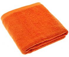 Lasa Home Badetuch, Baumwolle, Orange, 100 x 150 x 1 cm