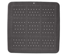 Sealskin Unilux Duscheinlage, Sicherheitseinlage für Badewanne und Dusche, Farbe: Anthrazit, Größe: 55x55 cm