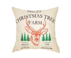 Fahrendom Rustikaler Collect Moments Not Things Landhaus Zitat Retro Lifestyle Zeichen Baumwolle Leinen Home Decor Throw Kissenbezug Kissenbezug Kissenbezug mit Worten für Sofa Couch 45,7 x 45,7 cm 18X18 No.25 Christmas Tree