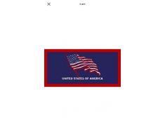 Bahia Collection by Dohler Classic American USA Flagge Velours brasilianisches Strandtuch 76,2 x 152,4 cm